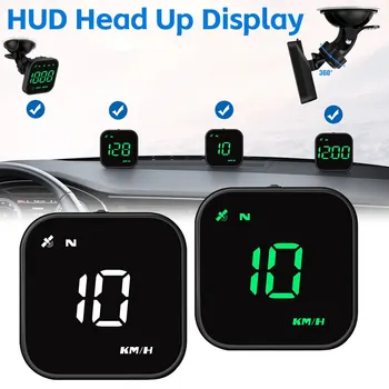 G4S Универсальный GPS HUD Автомобильный Головной Дисплей 2,5-Дюймовый Светодиодный Цифровой Автоматический Спидометр Smart Overspeed Alarm Reminder для Всех автомобилей