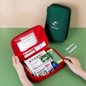 Портативная аптечка первой помощи, Оксфордская сумка для хранения лекарств, дорожная аптечка, сумка для экстренного выживания, аптечки для кемпинга на открытом воздухе