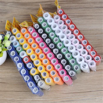 10 шт./компл. разноцветных полиэфирных швейных ниток для машинной вышивки Катушка для ниток Home