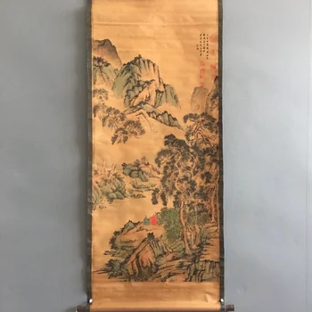 Антикварная живопись, Старинная каллиграфия и роспись, Традиционный Лу Юань, Пейзаж из старой бумаги