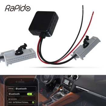 Автомобильный Модуль Bluetooth AUX-In Аудиокабель-Адаптер Для Audi A3 A4 A6 A8 TT R8 RNS-E Навигация Плюс Радио Стерео 32-Контактный Порт